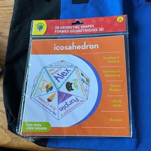 3D Geometric Shapes: icosahedron